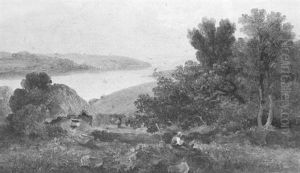 A View Of The Helford River From Mawnam