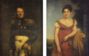 Portrait De Charles Marie Galte by Julie Philipault