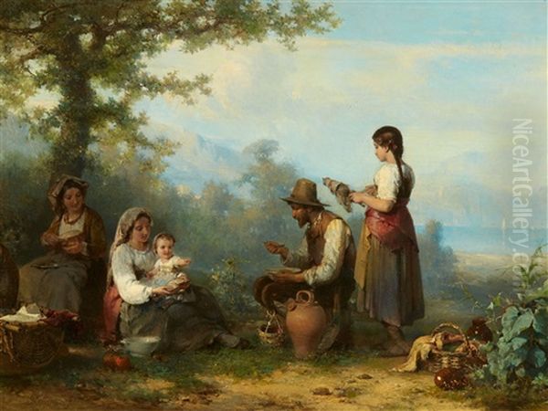 Peasants At Rest - view 1