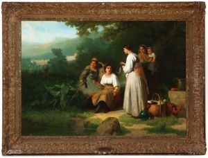 A Good Catch by Karel Frans Philippeau
