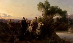 Les Eclaireurs by Henri Felix Emmanuel Philippoteaux