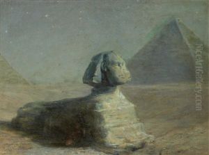 The Great Sphinx Of Giza by Paul Dominique Philippoteaux