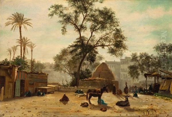 Place Du Marche, Choubrah, Egypte - view 1