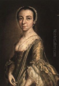 Portrait Of Miss Seton by Charles Philips