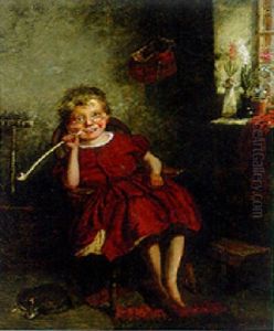 The Young Smoker by Frank Albert Philips