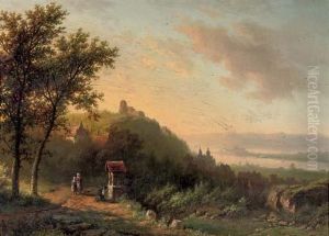 On The Outskirts Of A Riverside Town by Willem Bodemann