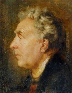 Bildnis Eines Alteren Herrn by Hermann Philips