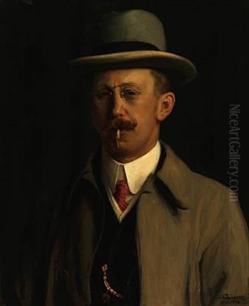 The Artist's Self-portrait (+ An Interior; 2 Works) - view 1