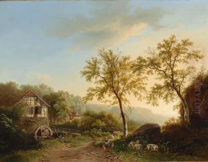 Hilly Landscape by Willem Bodemann