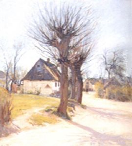 Landsbyparti by Sally Nikolai Philipsen