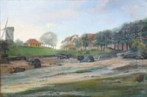Fra Kobenhavns Vold by Theodor Esbern Philipsen
