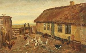 Gammelvaerk Pa Saltholm. Ferd. Jensens Stovler Pa Gaerdet
