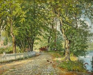 A Road Near The Gardener's Lodge At Meilgaard