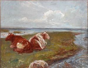 Landscape With Cows, Presumably On Saltholm Landscape With Cows, Presumably On Saltholm