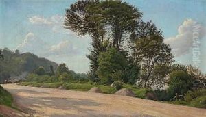 Country Road With Cows by Theodor Esbern Philipsen