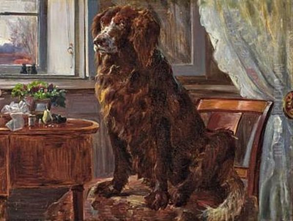 Interior With A Dog - view 1