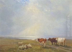 Koer Og Far Pa Saltholm