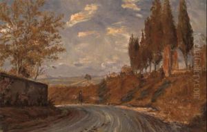 Parti Fra Omegnen Af Rom by Theodor Esbern Philipsen