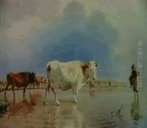 Koerne Drives Hjem by Theodor Esbern Philipsen
