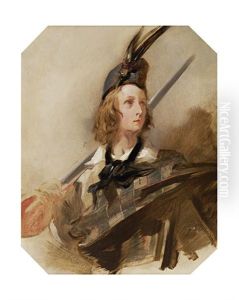 John Everett Millais, Aged 13, As A Highland Page by John Phillip