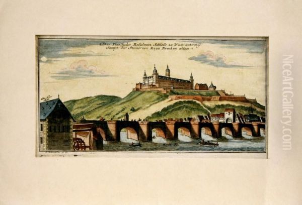 Das Furstliche Residentz Schlos Zu Wurzburg - view 1