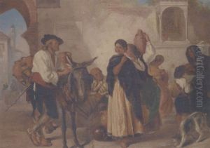 A Chat By The Well - A Spanish Scene by John Phillip