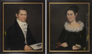 Pair Of Portraits by Ammi Phillips