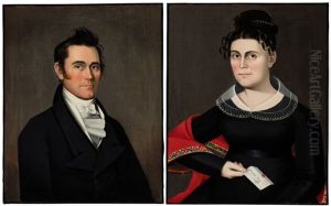 Portraits Of Mr. And Mrs. Robert R. Thompson by Ammi Phillips