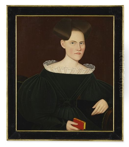 Portrait Helen (lena) Ten Broeck (1803 - 1839) - view 1