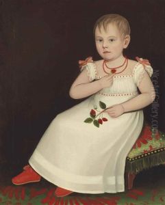 Portrait Of Mary Margaret Deuel by Ammi Phillips