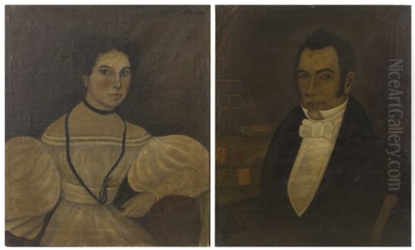 Portraits Of A Man And Woman - view 1
