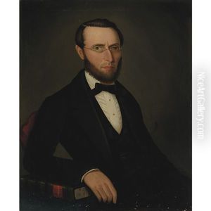 Portrait Of Asa Beckwith by Ammi Phillips