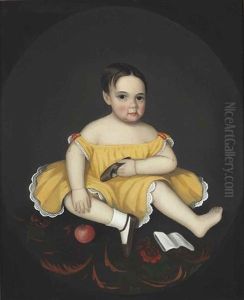 Florence Maria Carter (1859-1905) by Ammi Phillips