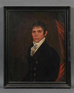 Portraits Of Mr. Daniel Spraker And His Wife Eliza (pair)