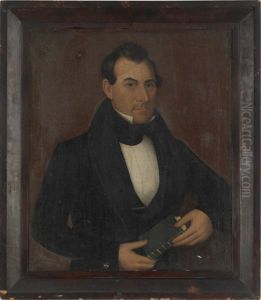 Portrait Of A Gentleman Holding A Book