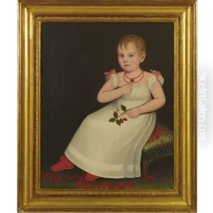 Portrait Of Mary Margaret Deuel by Ammi Phillips