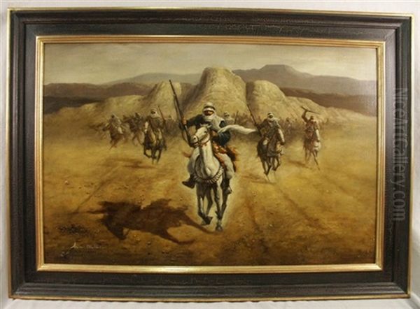 Arabs On Horseback - view 1