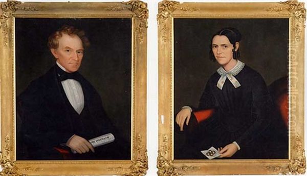 Portrait Of A Lady (+ Portrait Of A Gentleman; Pair) - view 1