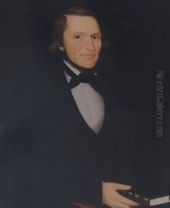 Portrait Of Dr. J. Ransom Of Poughkeepsie, New York by Ammi Phillips