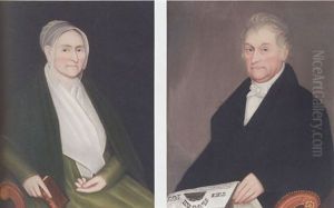 Portrait Of Judge Isaac Smith by Ammi Phillips