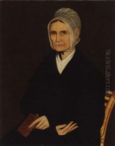 Portrait Of Polly Smith Husted (mrs. Peter Husted) by Ammi Phillips