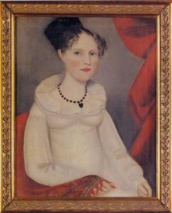 Portrait Of Betsy Brownell Gilbert by Ammi Phillips