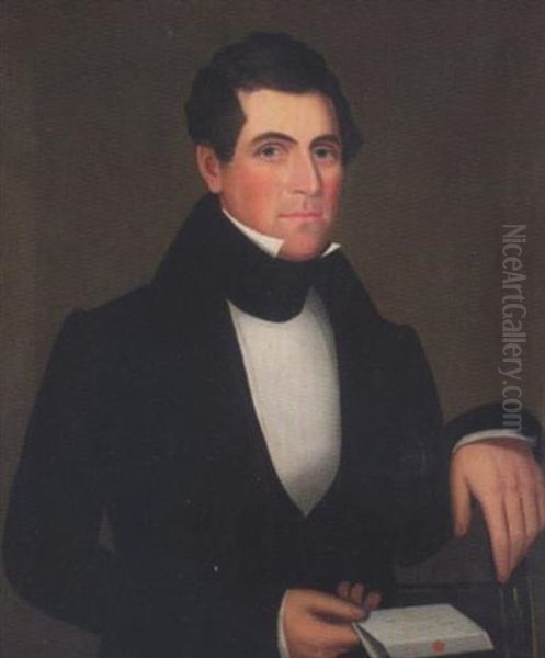 Portrait Of A Gentleman Holding A Letter - view 1