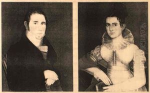 Portraits Of Samuel And Letitia Sloan by Ammi Phillips
