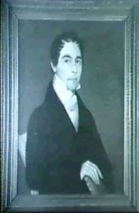 Portrait Of A Young Gentleman Holding A Copy Of Milton's    Works by Ammi Phillips