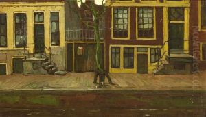 Groenburgwal In Amsterdam by Paul Bodifee