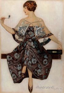 London, The Row by Clarence Coles Phillips