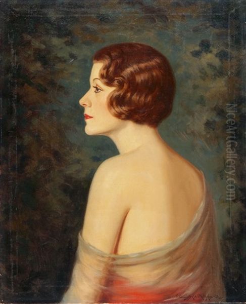 Portrait Einer Dame Im Profil - view 1