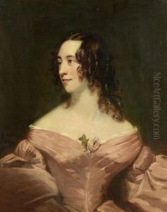 Portrait Of A Lady, Half-length, In A Pink Dress Portrait Of A Lady, Half-length, In A Pink Dress