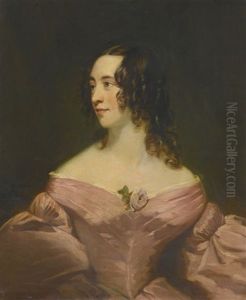Portrait Of A Lady In Pink by Thomas Phillips